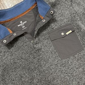 Woolrich 1/4 Snap Pullover Outdoor Hiking Better Sweater Men’s XXL Front Pocket